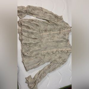 Elegant Cream Embroidered Women's Top